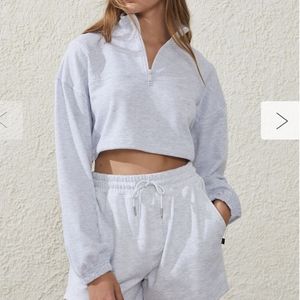 Cotton on half zip